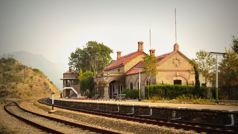 Old Train Station Building