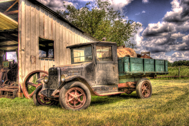 Old Truck in Field