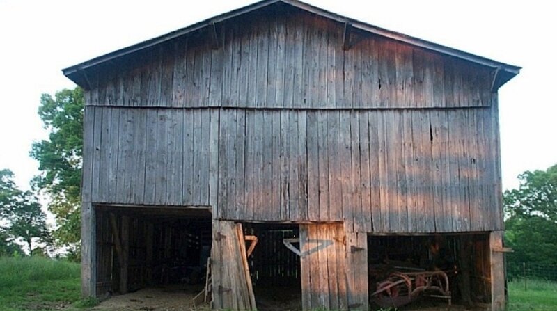 Old Wooden Barn — Brown