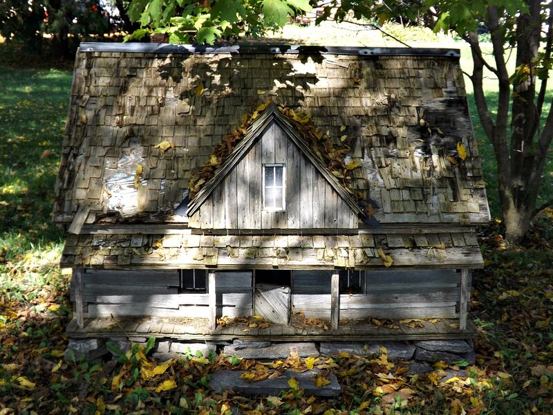 Old Wooden Dollhouse
