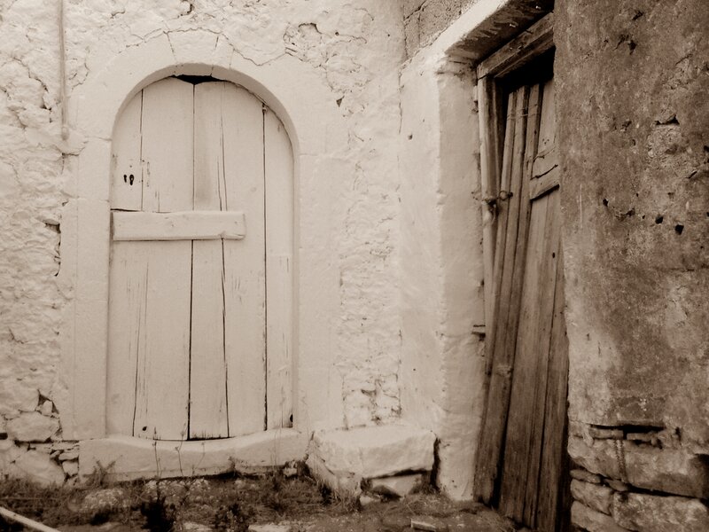 Old Wooden Doors — Brown