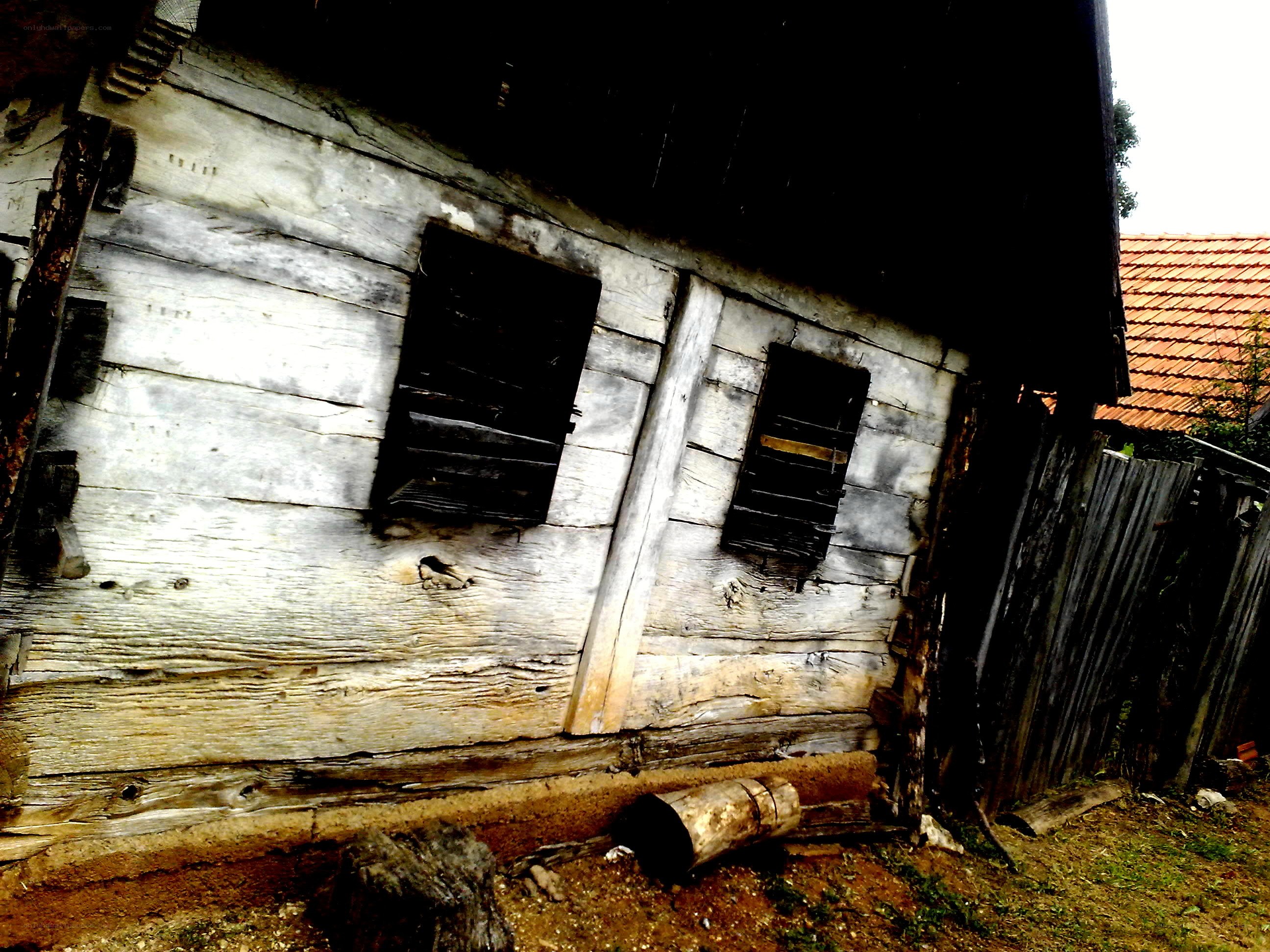 old wooden house exterior