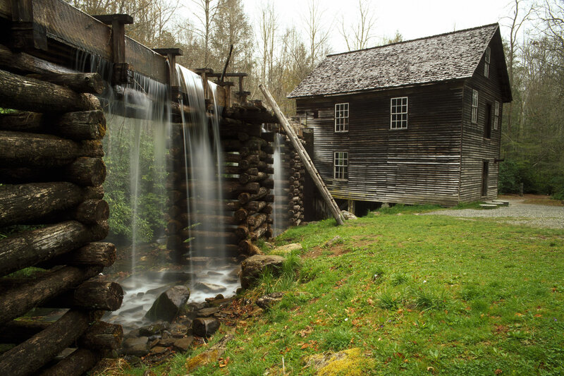 Old Wooden Mill — Green, Serene