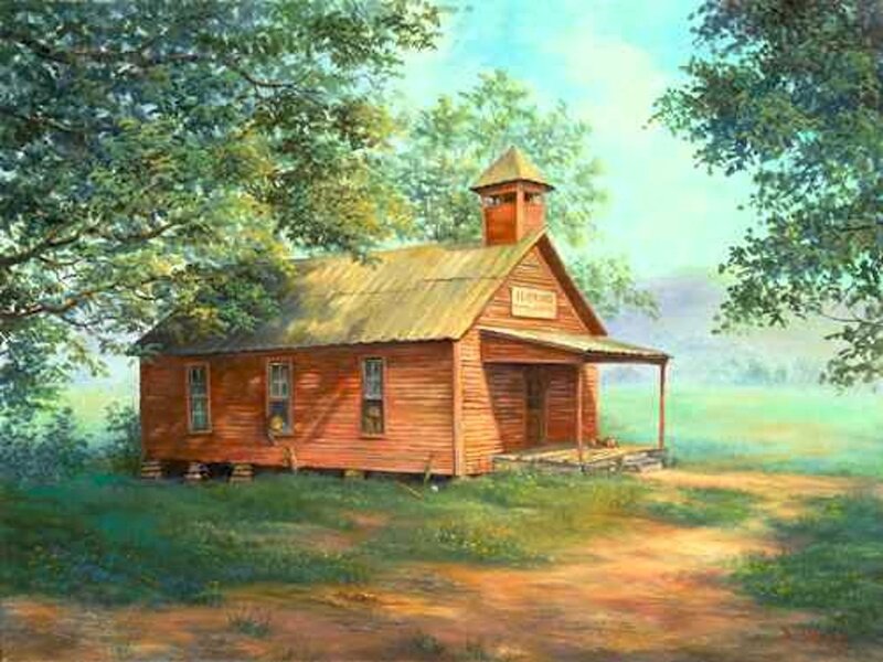 Old Wooden Schoolhouse