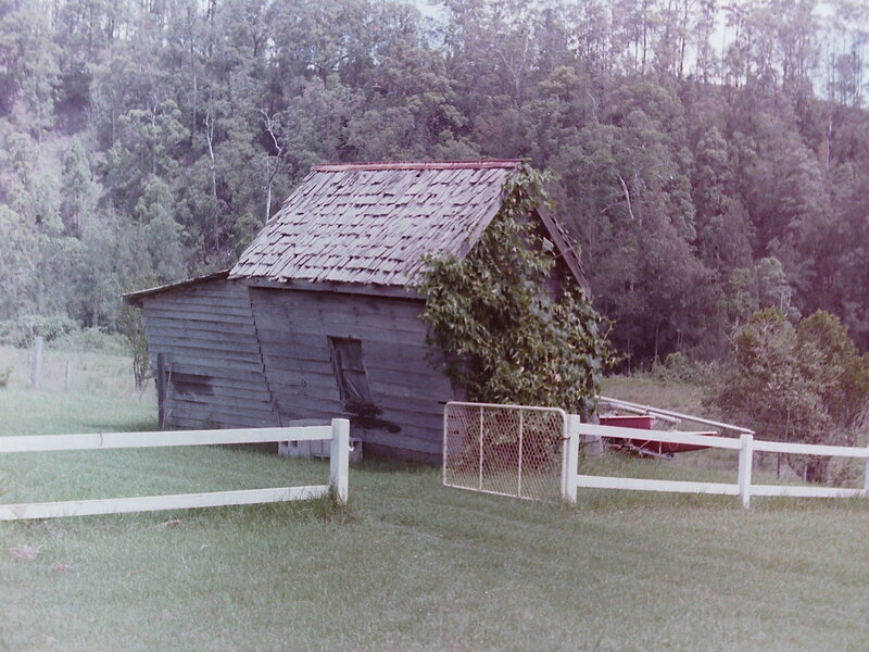 Old Wooden Shed — Green, Rural