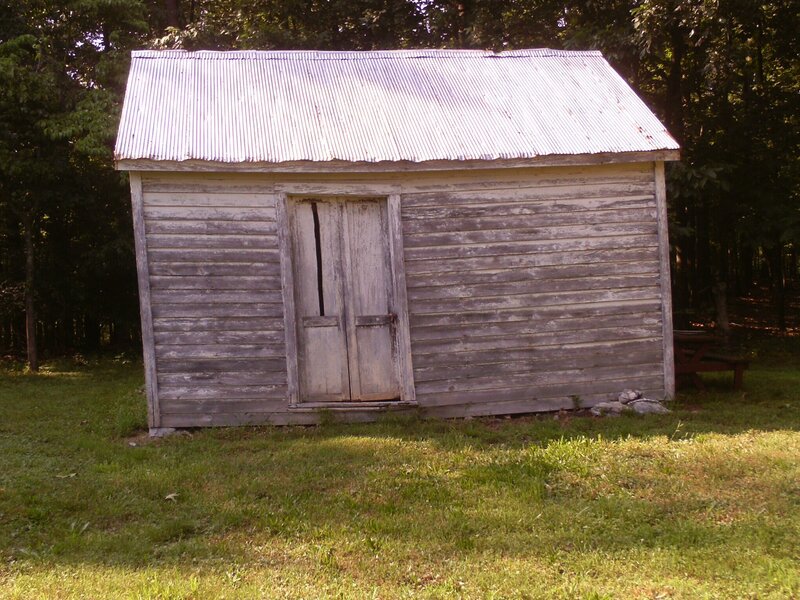 Old Wooden Shed — Green