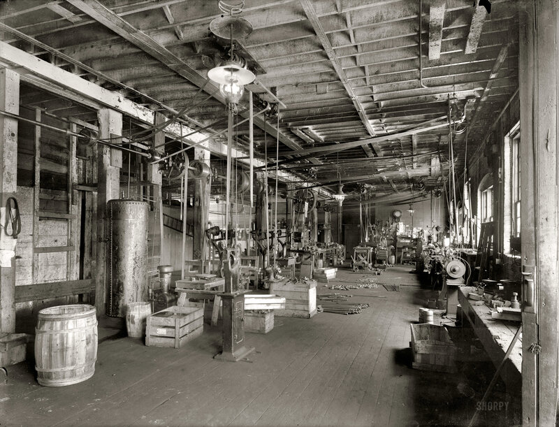 Old workshop interior