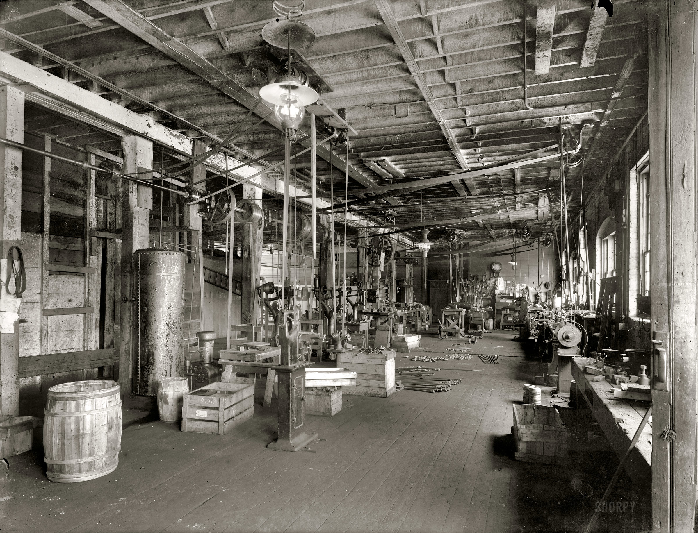 Old workshop interior