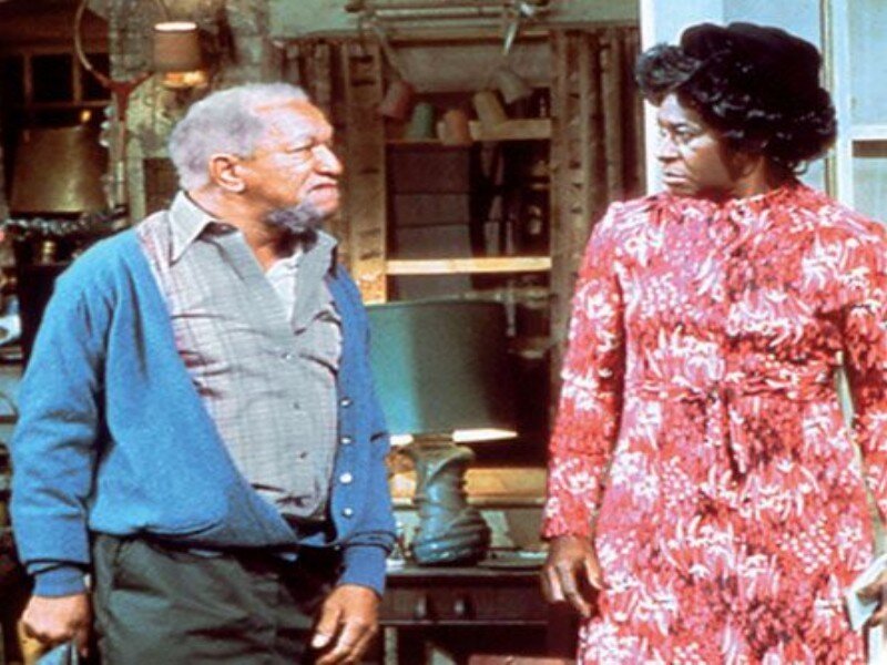 Older Man and Woman Talking