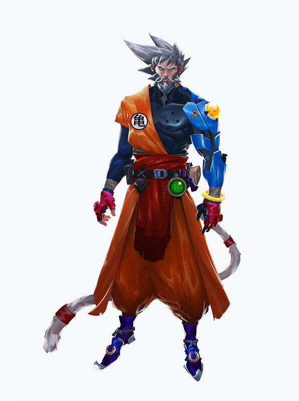 Older Martial Artist Character