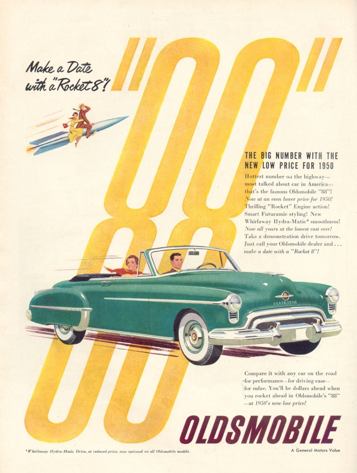 Oldsmobile '88' car ad