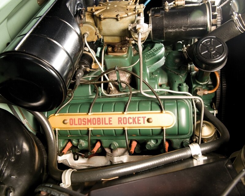 Oldsmobile Rocket Engine — Green