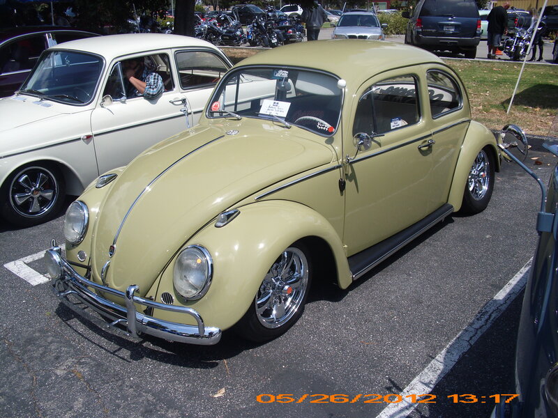 Olive Green Beetle Car — Calm