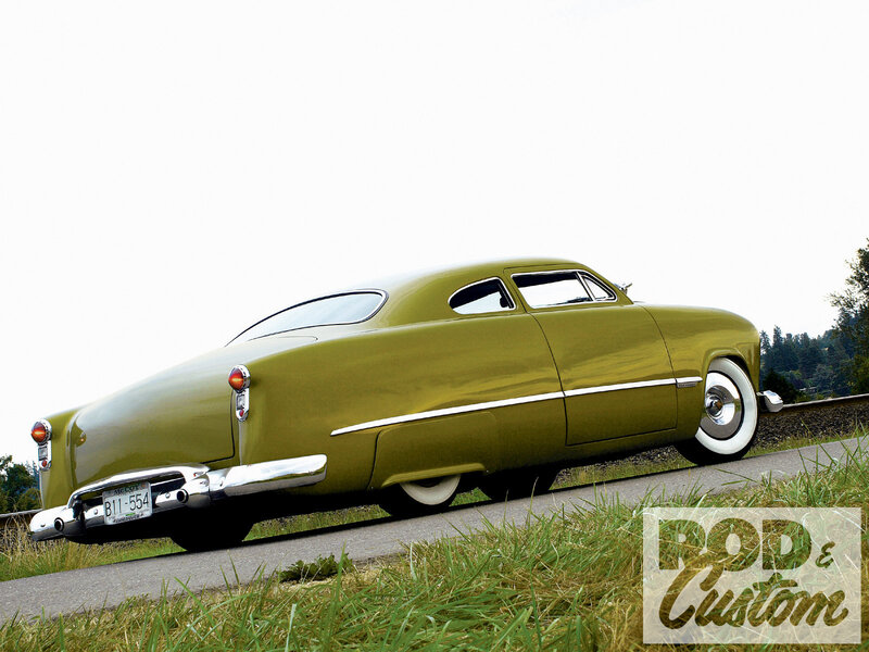 Olive Green Custom Car