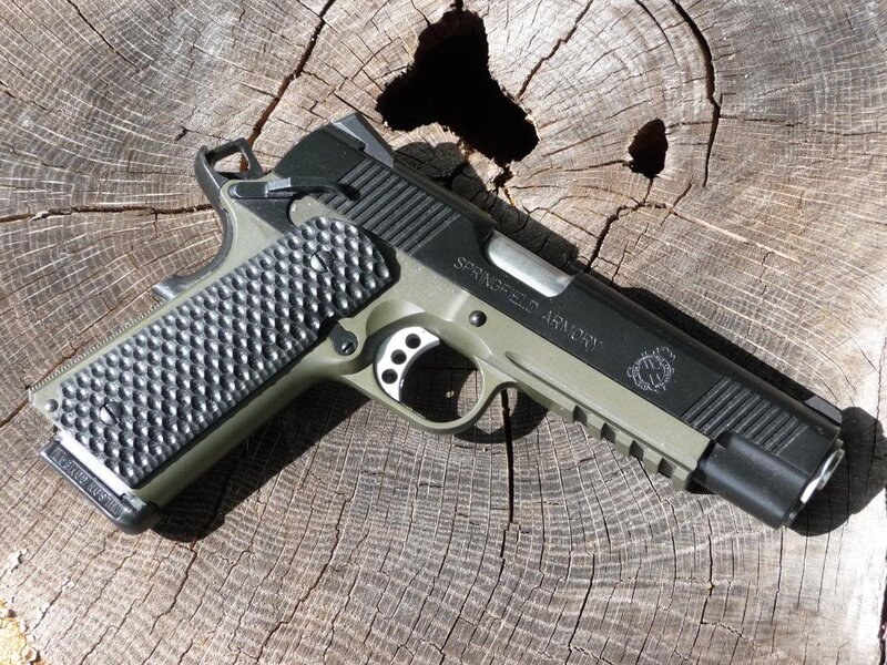 Olive-green Pistol