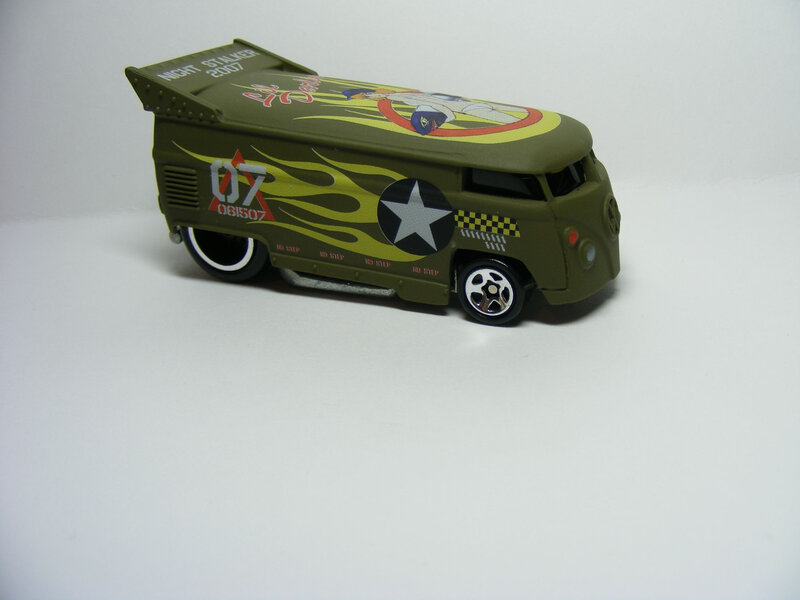 olive green toy van