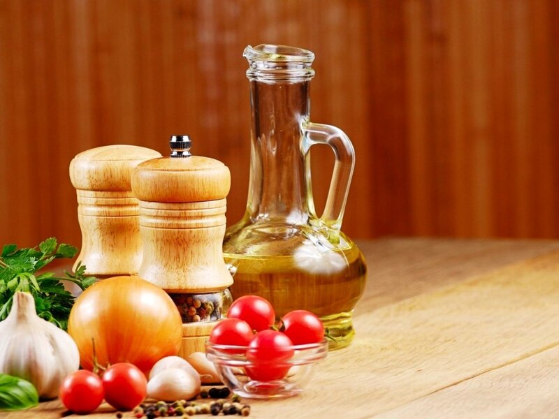 Olive Oil and Vegetables