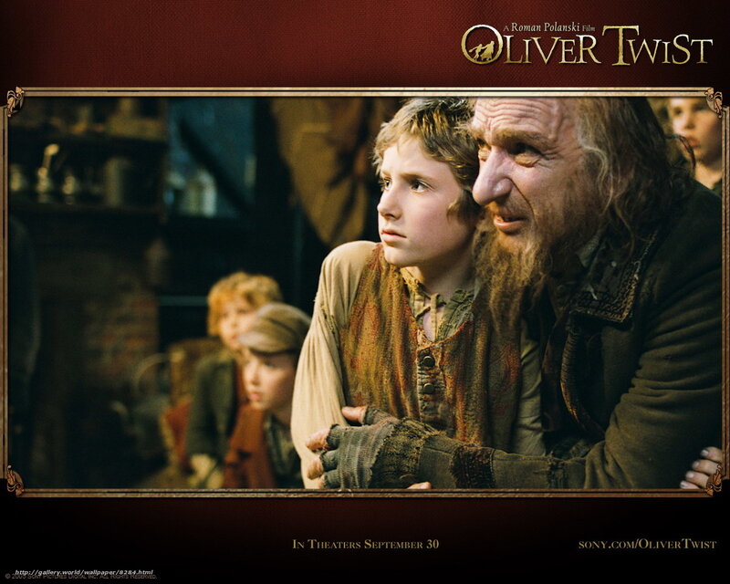 Oliver Twist movie scene