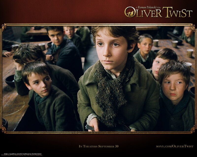 Oliver Twist movie scene