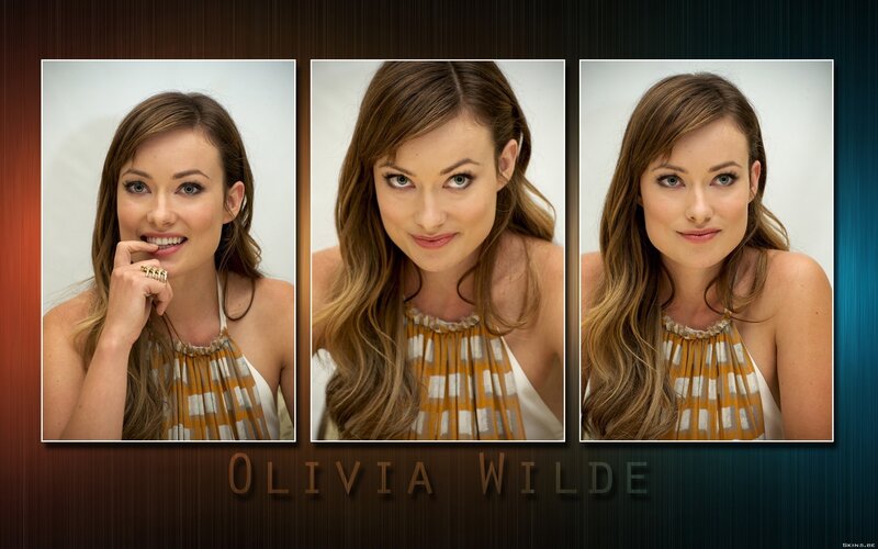 Olivia Wilde portrait collage