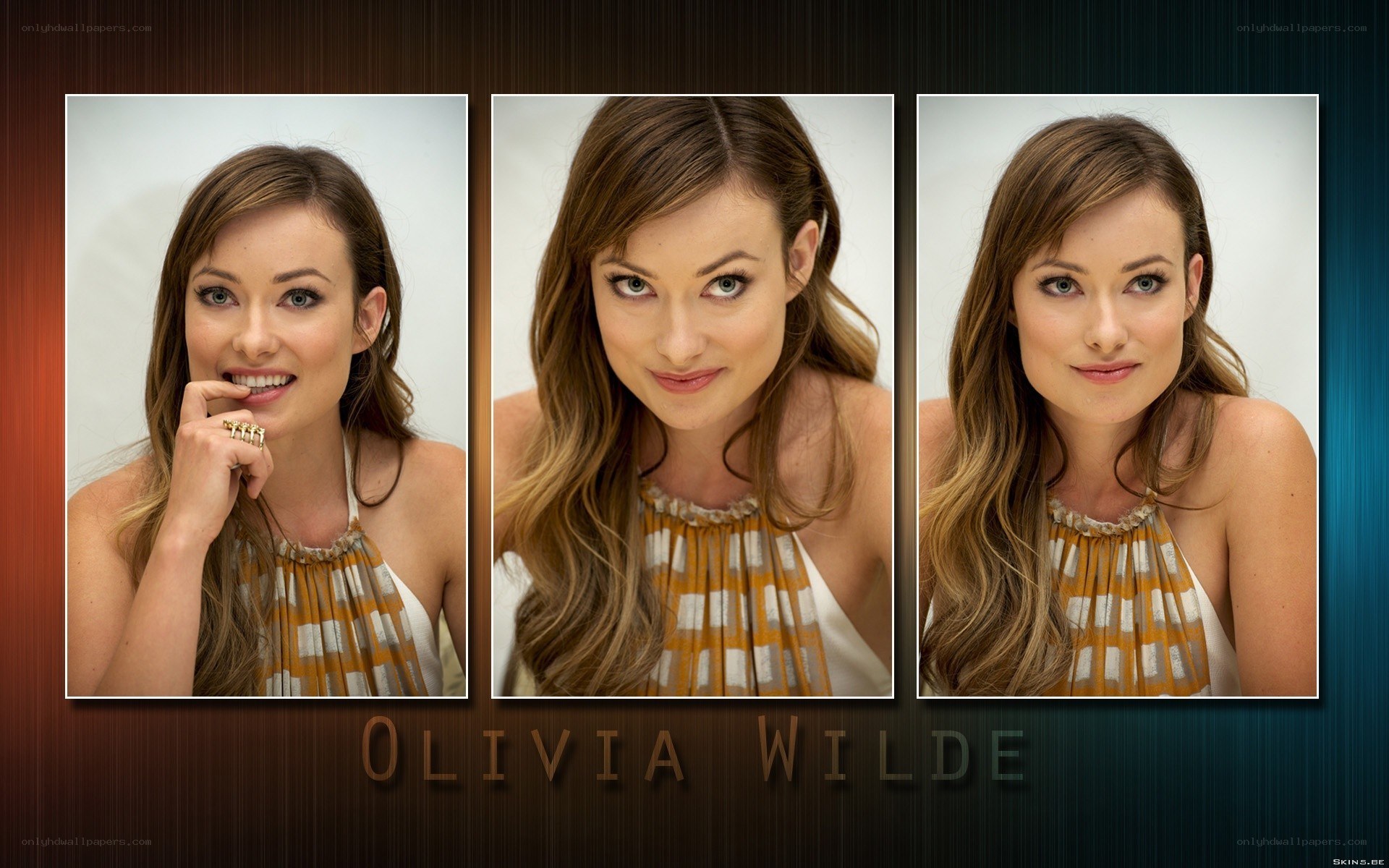 Olivia Wilde portrait collage