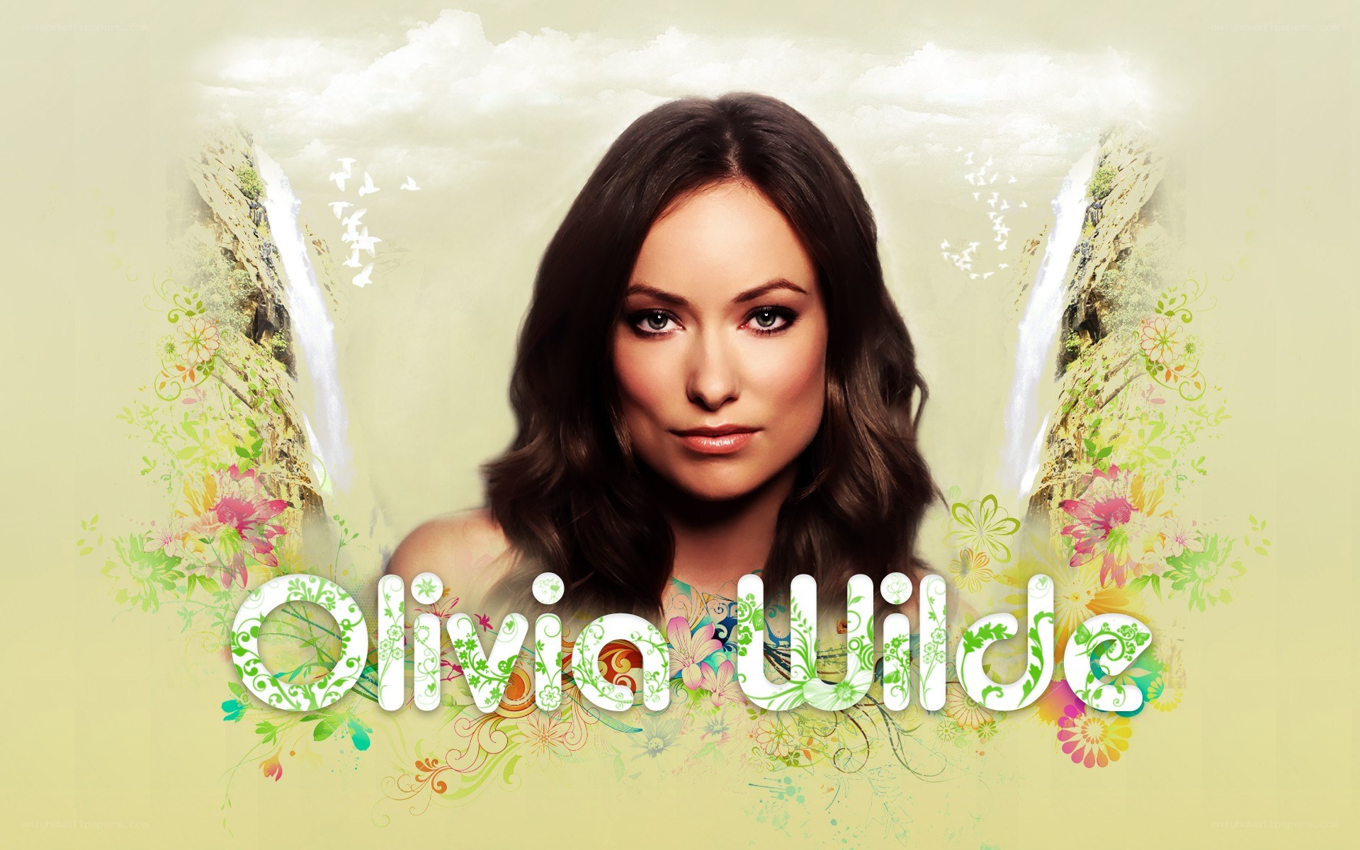 Olivia Wilde promotional art