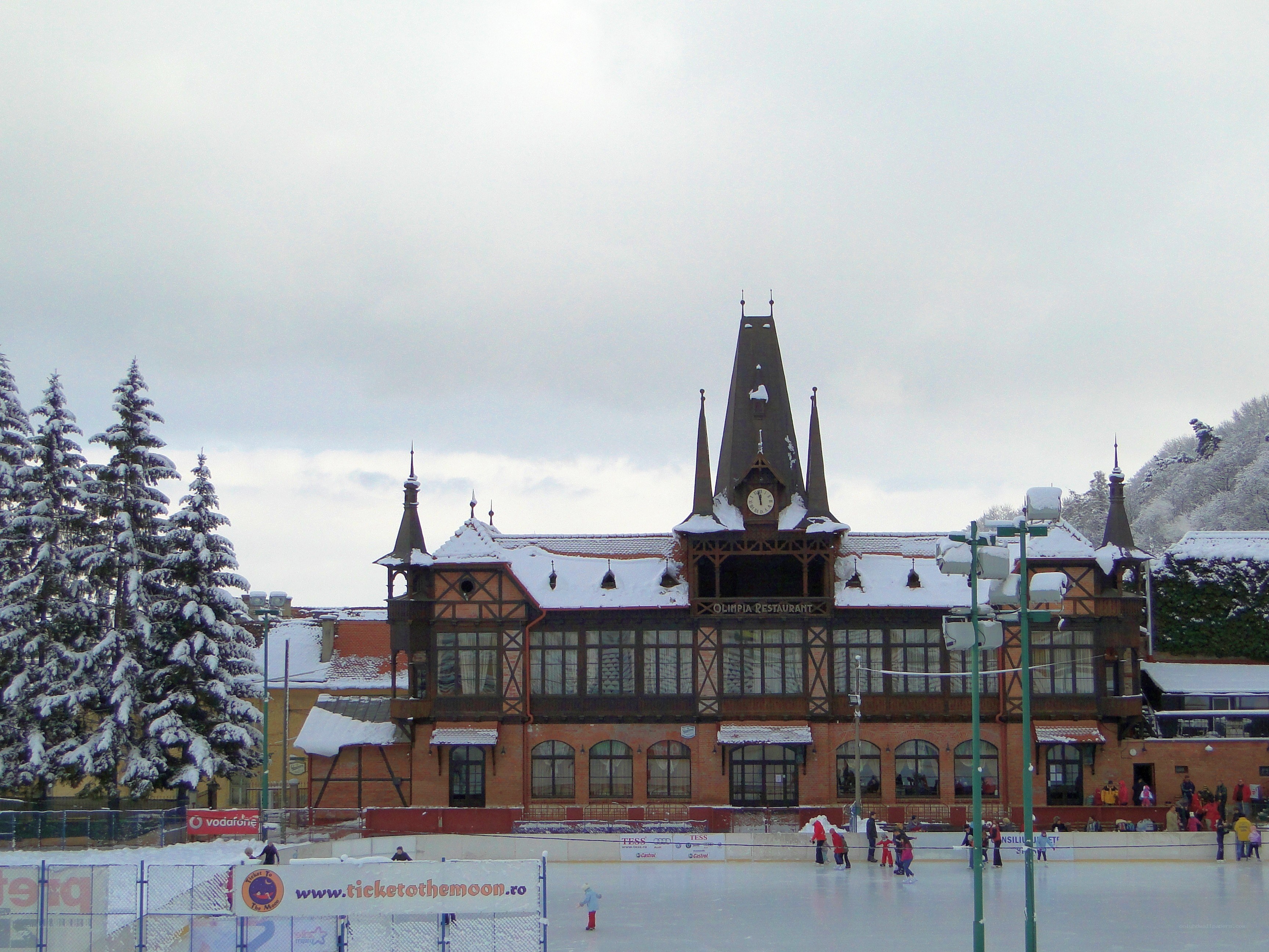 Olympia Restaurant in winter
