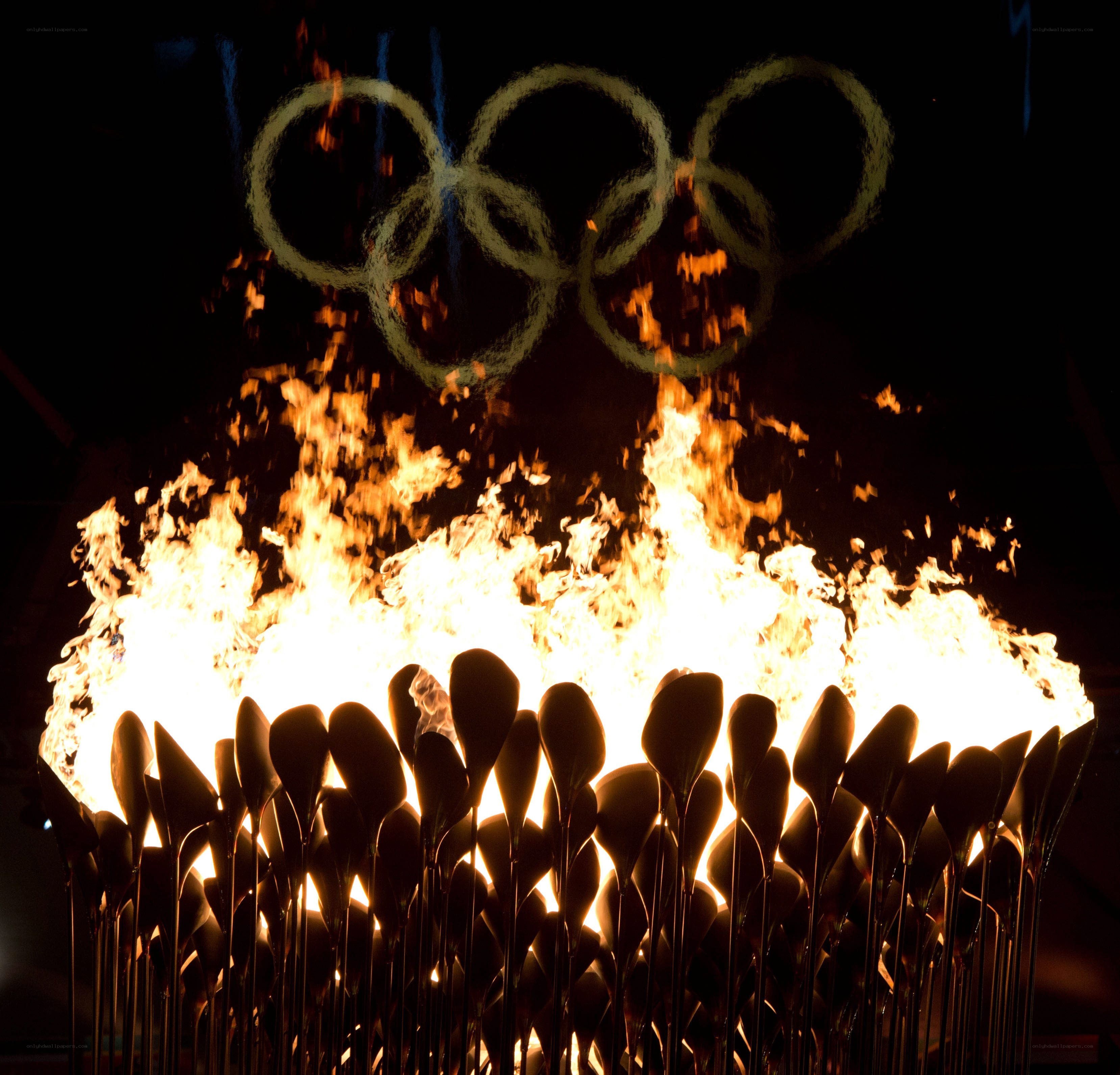 Olympic flame ceremony