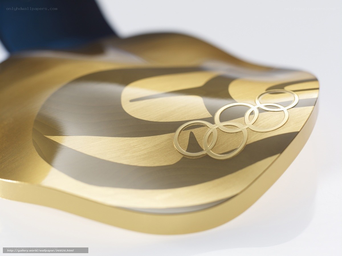 Olympic medal close-up
