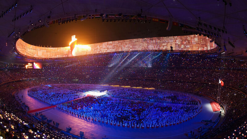Olympic Opening Ceremony — Blue