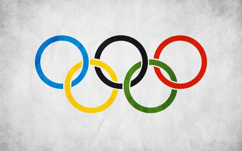 Olympic Rings Logo — Blue