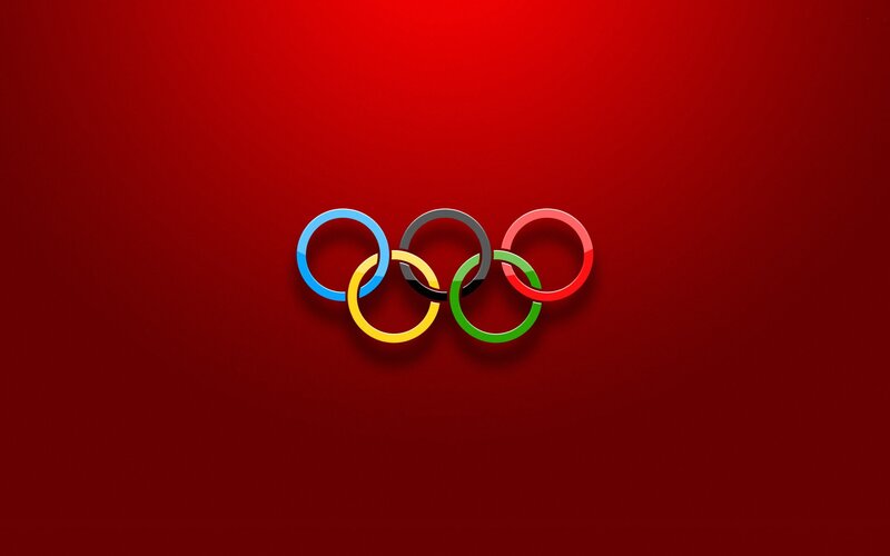 Olympic Rings Logo — Red