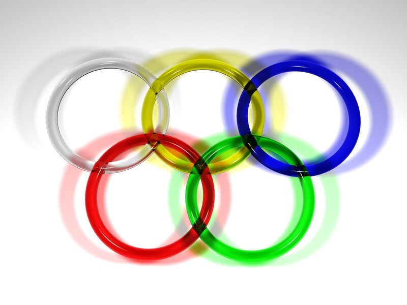 Olympic Rings — Red, Neutral