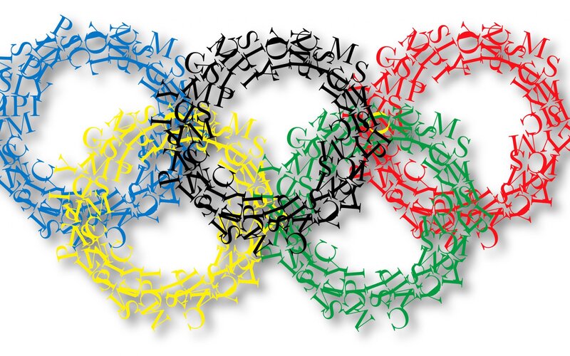 Olympic Rings with Letters