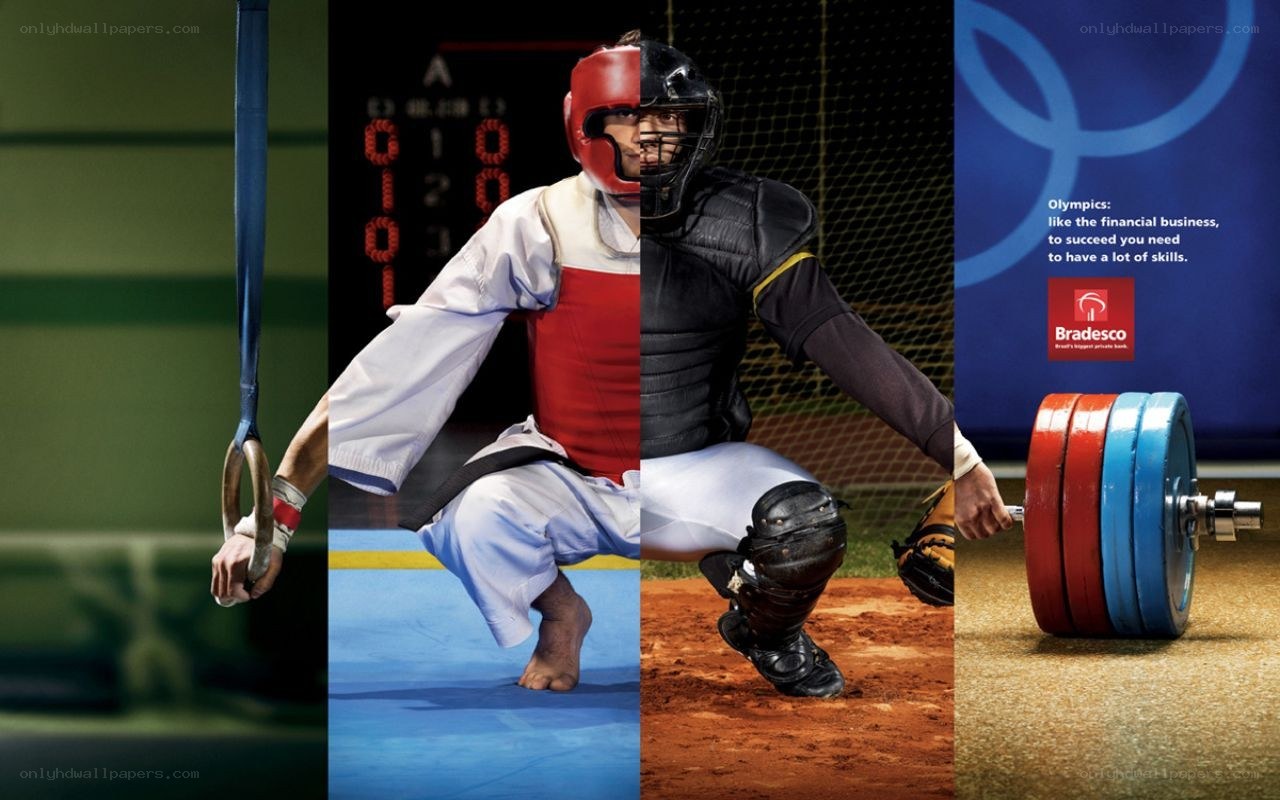 Olympic sports collage