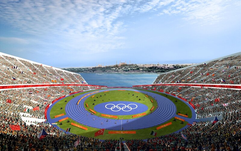 Olympic Stadium with Track