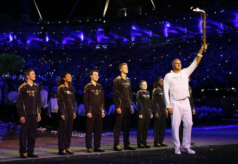 Olympic torch ceremony