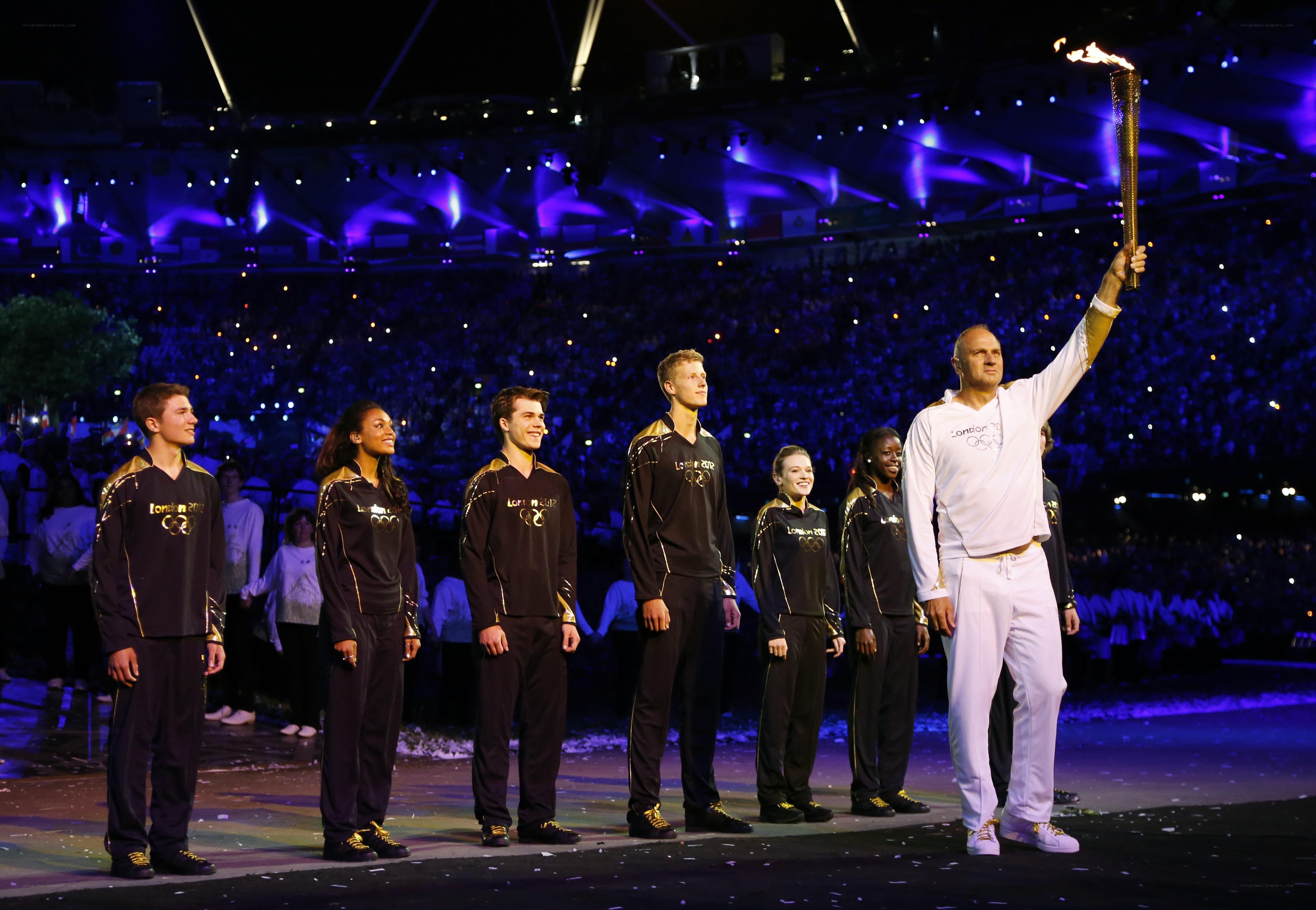 Olympic torch ceremony