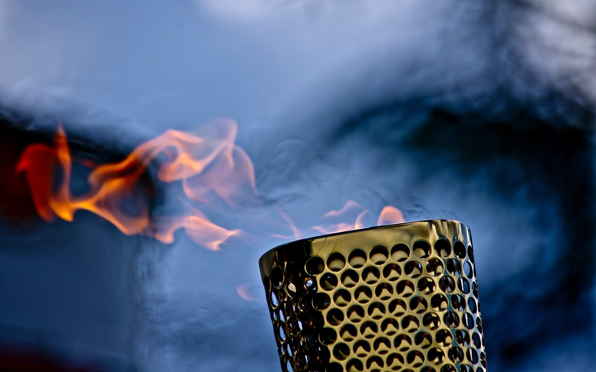 Olympic torch flame