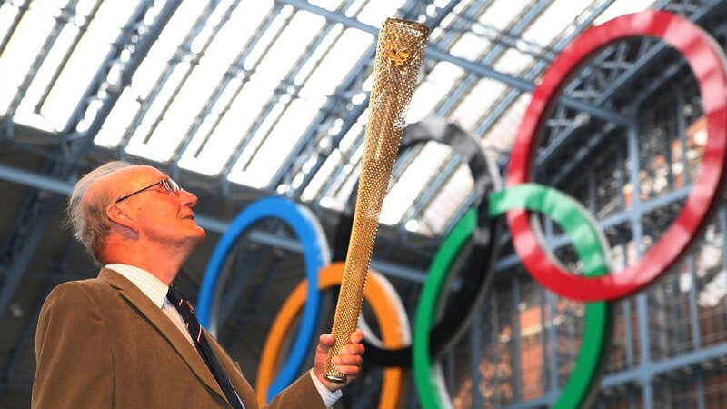 Olympic torch presentation