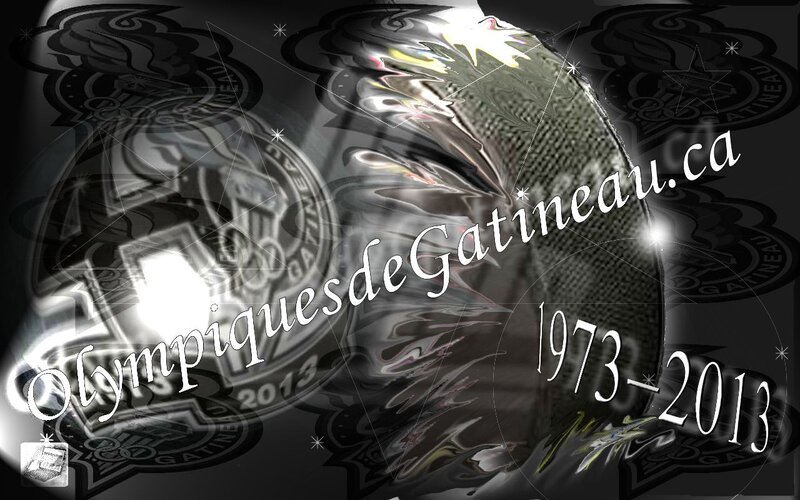 Olympiques De Gatineau Logo — Black, Dramatic