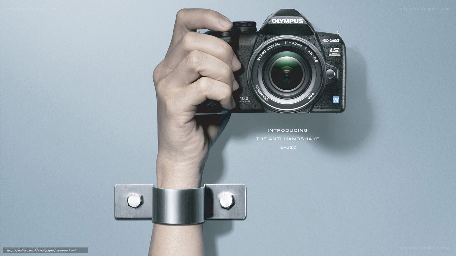 Olympus E-520 camera ad