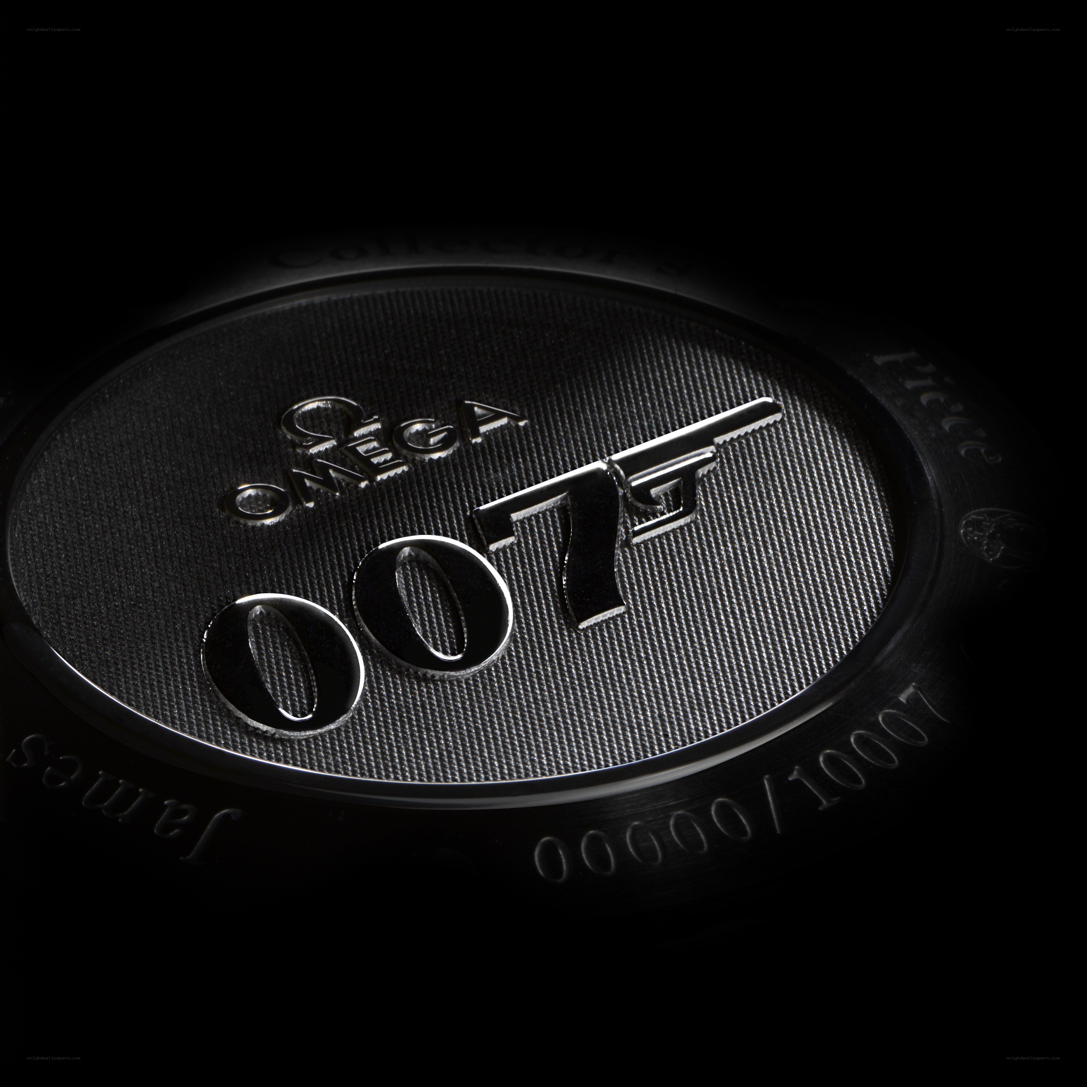 Omega 007 watch back