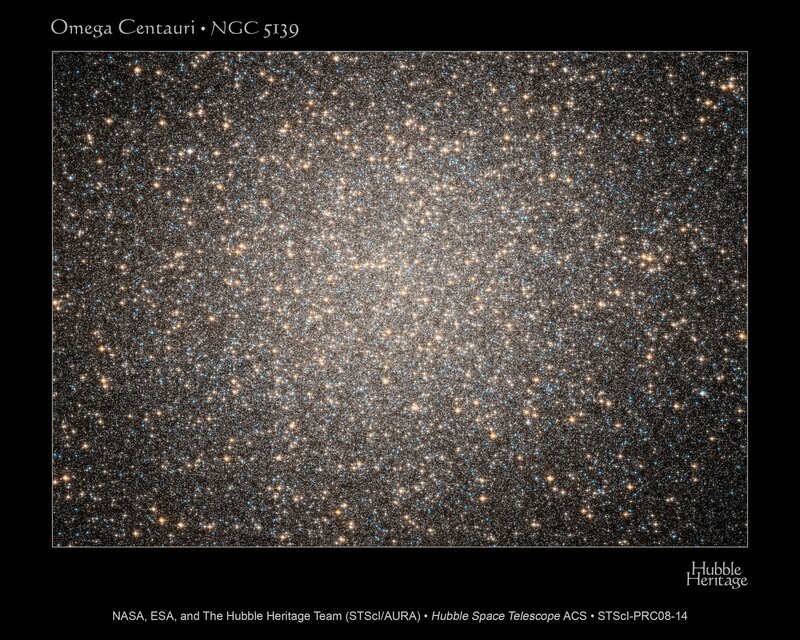 Omega Centauri star cluster