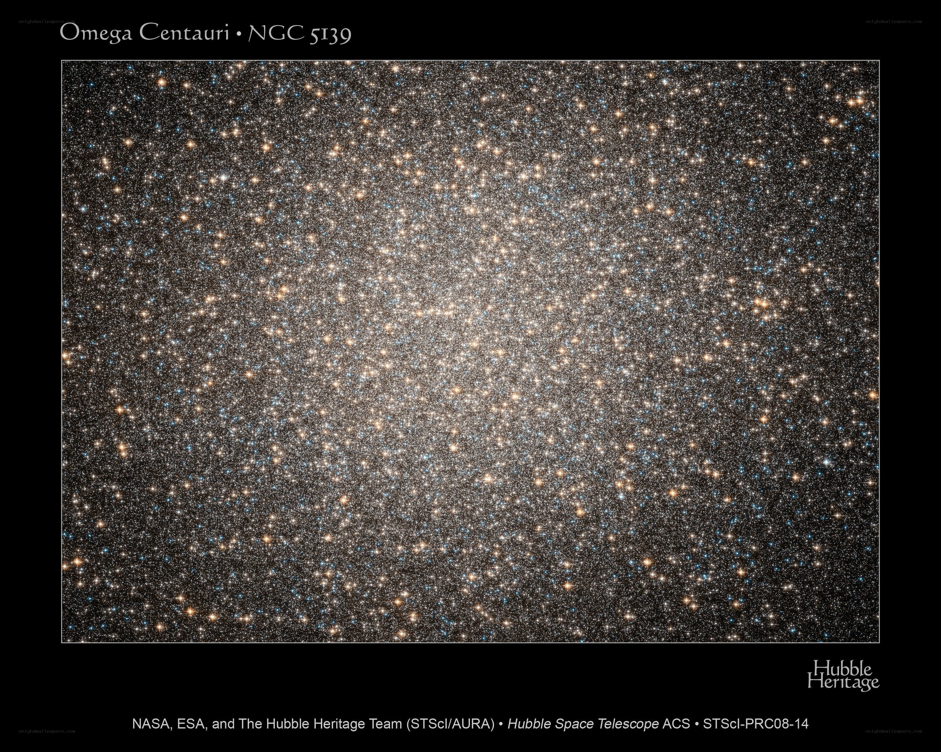 Omega Centauri star cluster