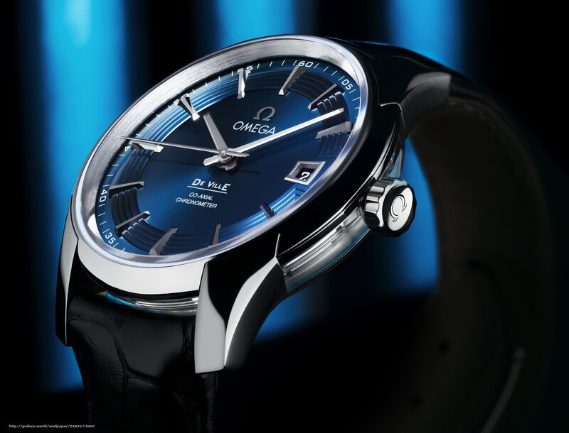 Omega De Ville Watch — Blue