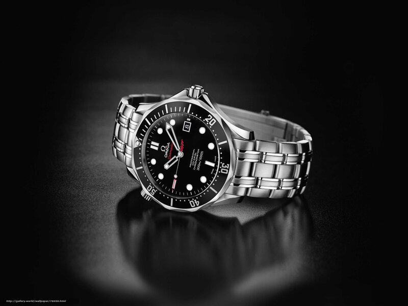 Omega Seamaster Watch — Black