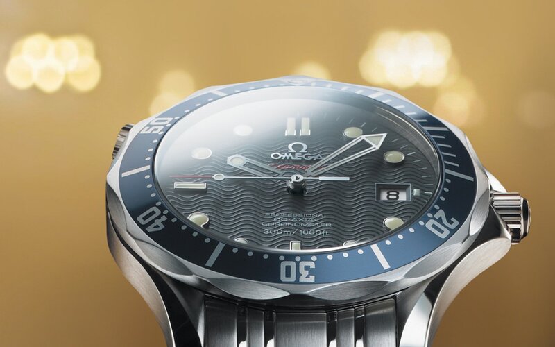 Omega Seamaster Watch — Silver