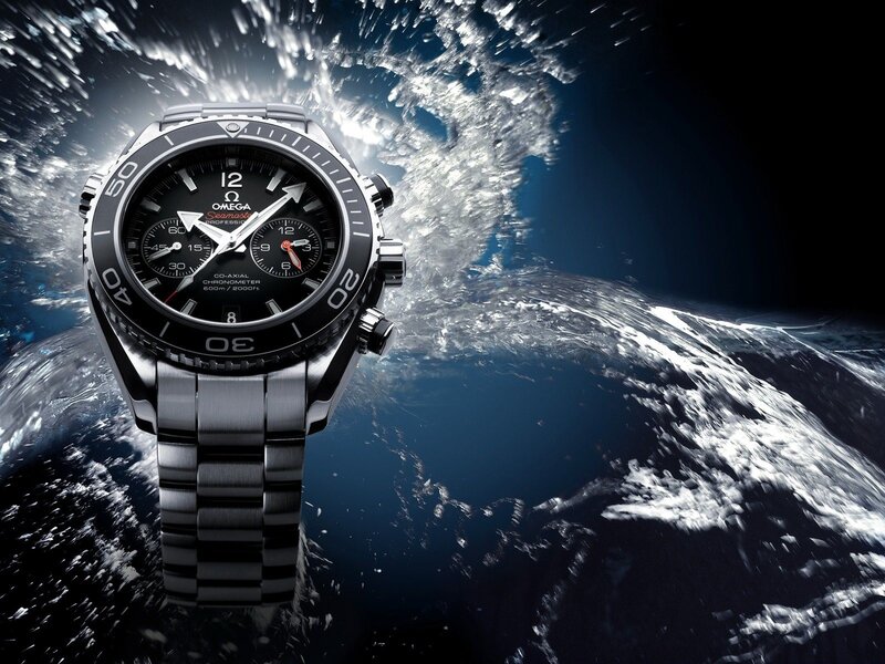 Omega Seamaster watch underwater