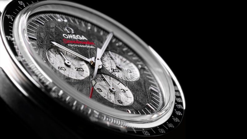Omega Speedmaster Watch — Black, Dramatic, Photograph, Dial